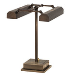 16"H Utica Library Rustic Mission Desk Lamp