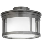 15"W Cilindro Campbell Modern Flushmount