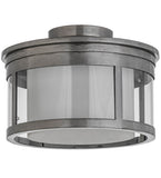 15"W Cilindro Campbell Modern Flushmount