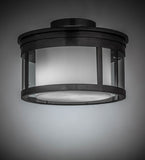 15"W Cilindro Campbell Modern Flushmount