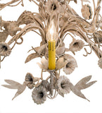 36"W Le Printemps 8 Lt Floral Chandelier