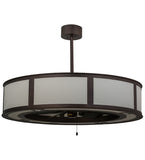 45"W Smythe Craftsman Chandel-Air Ceiling Fan