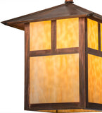 12"Sq Seneca "T" Mission Pendant