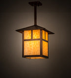 12"Sq Seneca "T" Mission Pendant