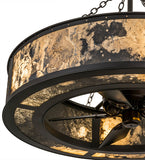 44"W Smythe Quarrystone Chandel-Air Fan