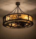 44"W Smythe Quarrystone Chandel-Air Fan