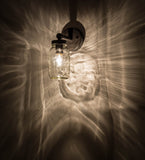 4.5"W Mason Jar Country Wall Sconce
