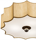 22"W Arevik Flushmount