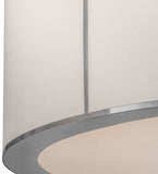 72"W Cilindro Textrene Modern Pendant