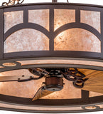 44"W Mission Hill Top W/Up and Downlights Chandel