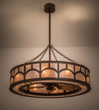 44"W Mission Hill Top W/Up and Downlights Chandel
