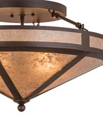 22"W Craftsman Prime Flushmount