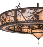 56"W Whispering Pines W/Fan Light Chandel-Air Fan