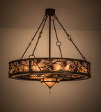 56"W Whispering Pines W/Fan Light Chandel-Air Fan
