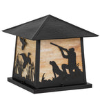 18"Sq Duck Hunter W/Dog Pier Mount