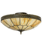 20"W Vincent Honeycomb Victorian Flushmount