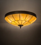 20"W Vincent Honeycomb Victorian Flushmount