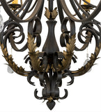54"W Ingrid 12 Lt Victorian Chandelier