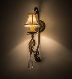 6"W Ingrid Victorian Glam Wall Sconce