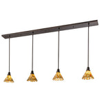 74"L Jadestone 4 Lt Kitchen Island Lighting