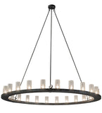 72"W Loxley 24 Lt Contemporary Chandelier