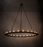 72"W Loxley 24 Lt Contemporary Chandelier
