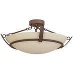 30"W Covina Contemporary Semi-Flushmount