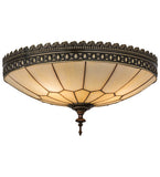 15"W Vincent Honeycomb Victorian Flushmount