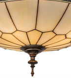 15"W Vincent Honeycomb Victorian Flushmount