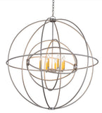 43"W Atomic Energy 8 Lt Chandelier