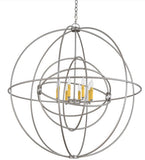43"W Atomic Energy 8 Lt Chandelier
