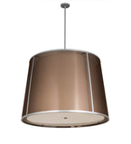 42"W Contemporary Cilindro Textrene Tapered Pendant