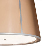 42"W Contemporary Cilindro Textrene Tapered Pendant