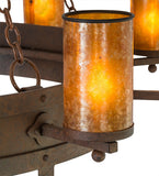 60"W Parnella 10 Lt Rustic Lodge Chandelier