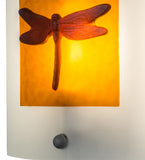 11"W Metro Fusion Dragonfly Sconce