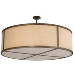 54"W Cilindro Textrene Modern Pendant