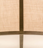 54"W Cilindro Textrene Modern Pendant
