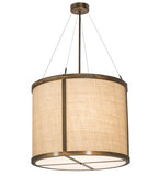 24"W Cilindro Textrene Traditional Pendant