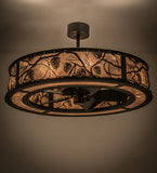 45"W Whispering Pines Chandel-Air Fan