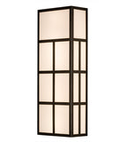 12"W Quadrato Helsinki Arts & Crafts Prairie Wall Sconce