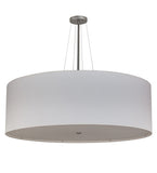 48"W Cilindro White Textrene Contemporary Pendant