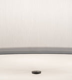 48"W Cilindro White Textrene Contemporary Pendant