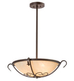 24"W Alaine Victorian Semi-Flushmount