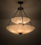36"W Cypola 2 Tier Inverted Contemporary Pendant