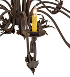 54"L Windsor 18 Lt Oblong Victorian Chandelier