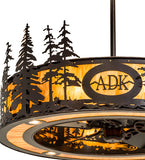 45"W Personalized Tall Pines Chandel-Air Fan