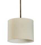 21"W Cilindro Textrene Contemporary Fabric Pendant