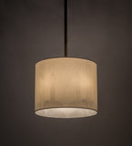21"W Cilindro Textrene Contemporary Fabric Pendant