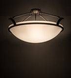 32"W Almeria Contemporary Semi-Flushmount