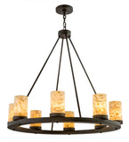 48"W Loxley Jadestone 16 Lt Contemporary Chandelier
